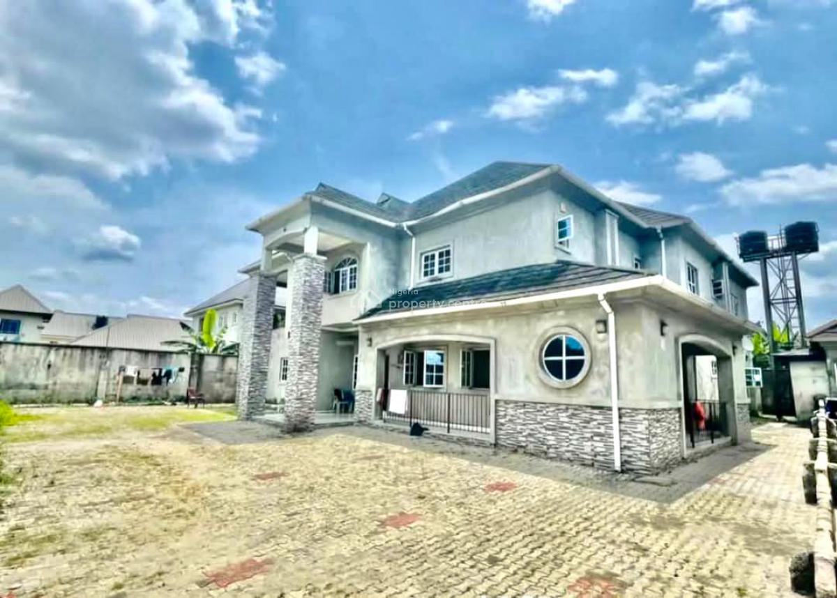 Seven (7 ) Bedroom Duplex with a 1 Bedroom Flat and 3 Self Contain, By New Ring Road, Eneka, Port Harcourt, Rivers, Detached Duplex for Sale