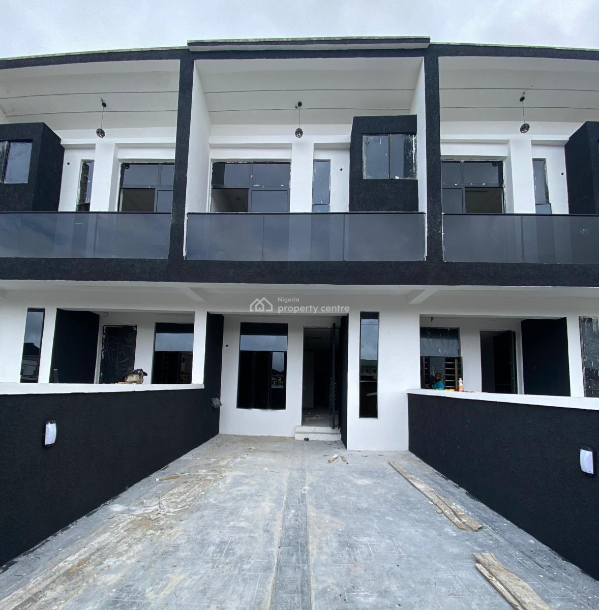 Brand New Self Compound 4 Bedroom Terraced Duplex with Boys Quarter, Ikota, Lekki, Lagos, Terraced Duplex for Sale