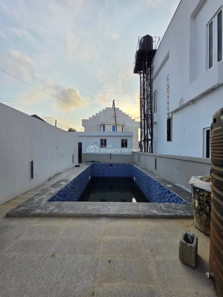 Four Bedroom Terrace Duplex with Bq Andswimming Pool, Ajah, Lagos, Terraced Duplex for Sale