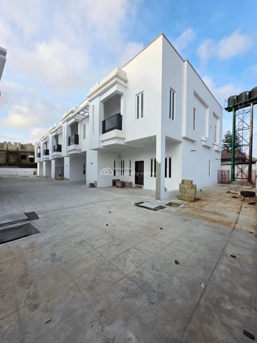 Four Bedroom Terrace Duplex with Bq Andswimming Pool, Ajah, Lagos, Terraced Duplex for Sale