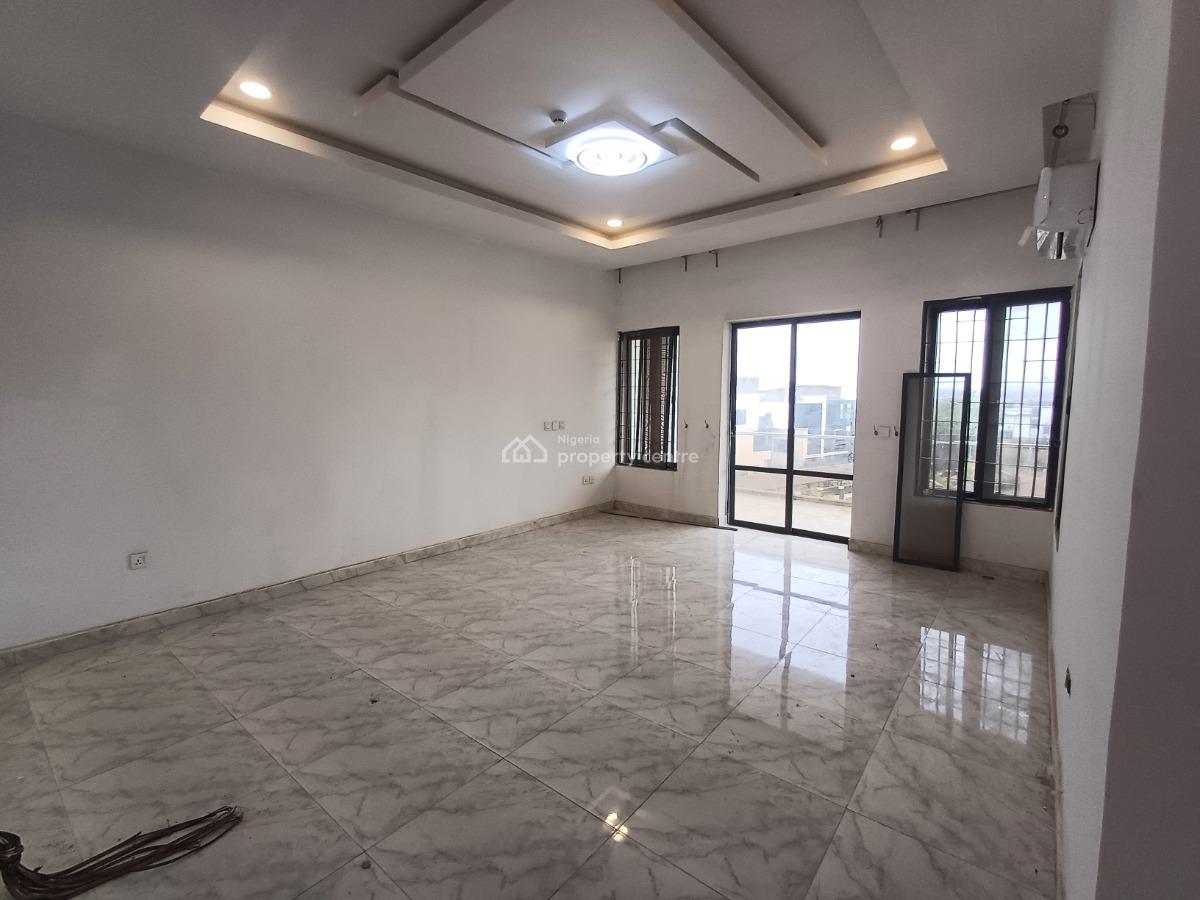 Brand New 4-bedroom Terrace Duplex with Bq, Guzape District, Abuja, Terraced Duplex for Rent