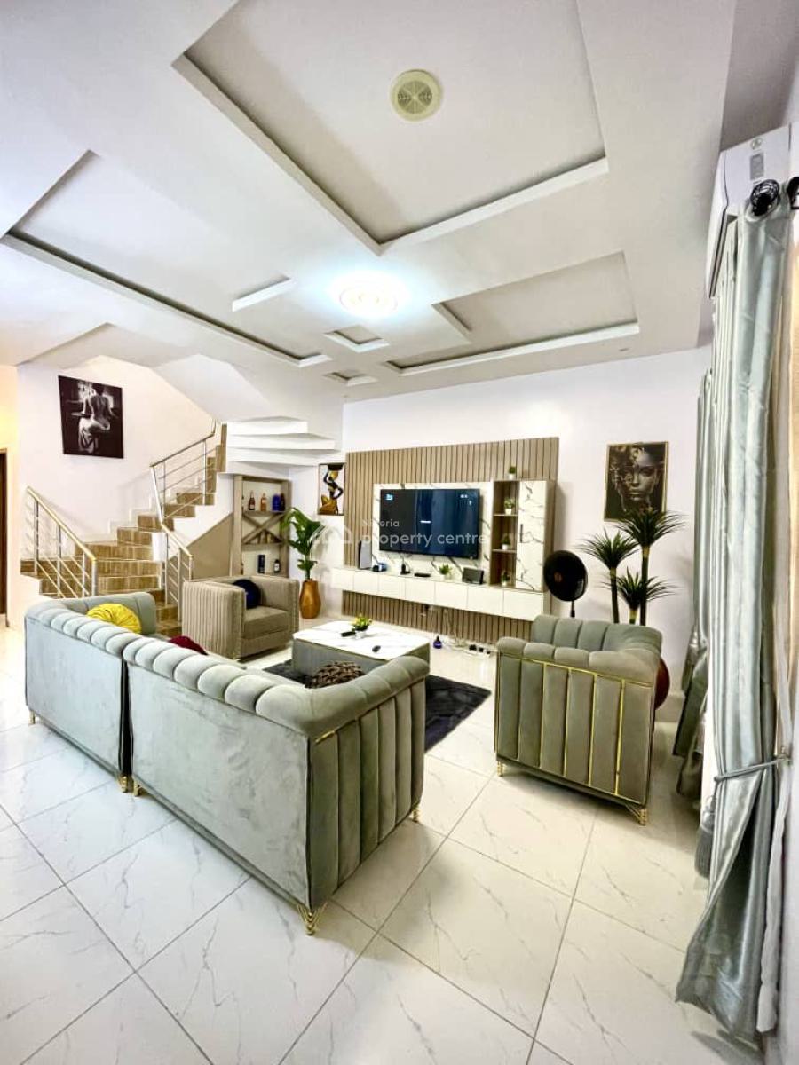 Luxury 4 Bedrooms Duplex with Swimming Pool and Ps5, Ikota Villa, Lekki, Lagos, Flat / Apartment Short Let