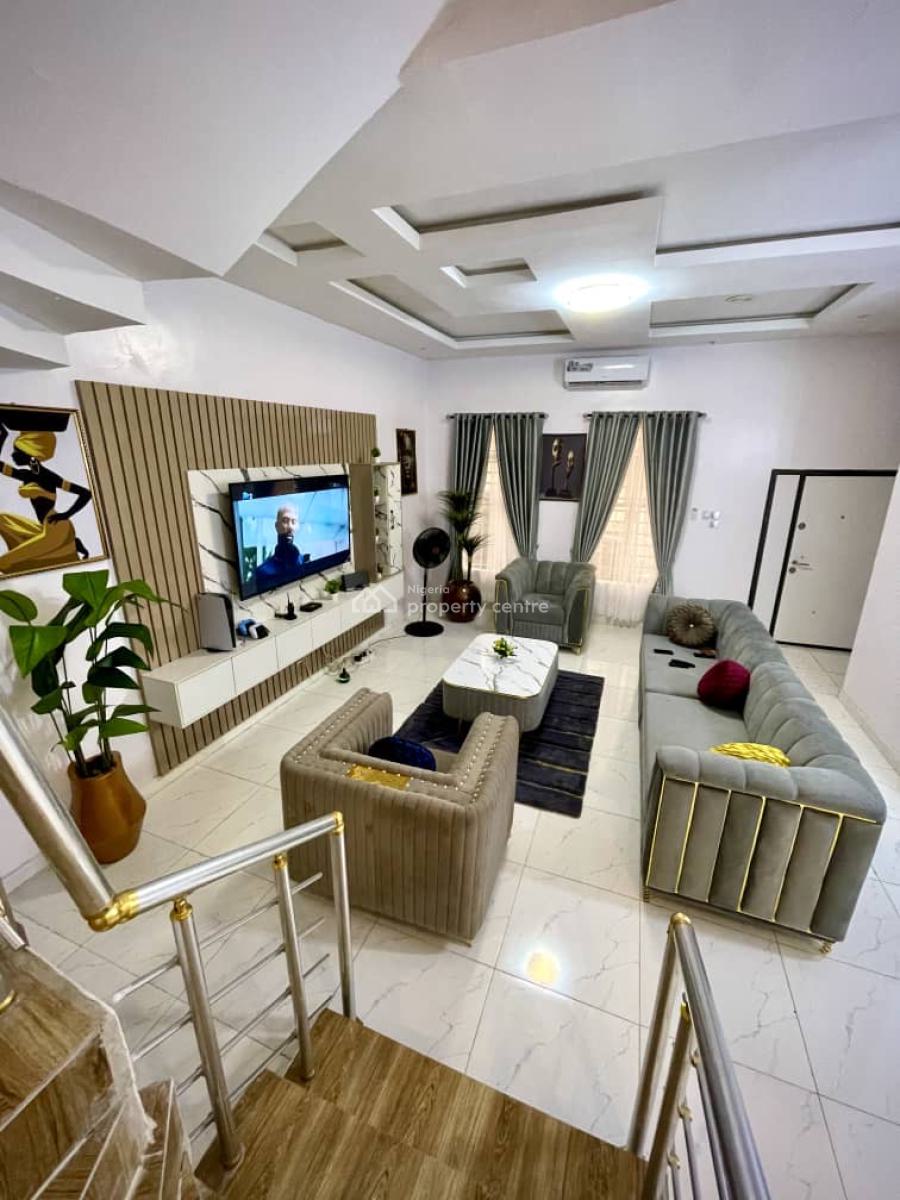 Luxury 4 Bedrooms Duplex with Swimming Pool and Ps5, Ikota Villa, Lekki, Lagos, Flat / Apartment Short Let
