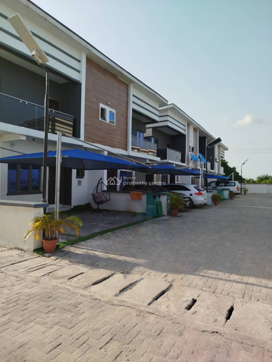 Fully Furnished 3 Bedroom Terrace Duplex with Bq - Video Avail, D Avocado Estate Abijo Gra, Abijo, Lekki, Lagos, Terraced Duplex for Rent