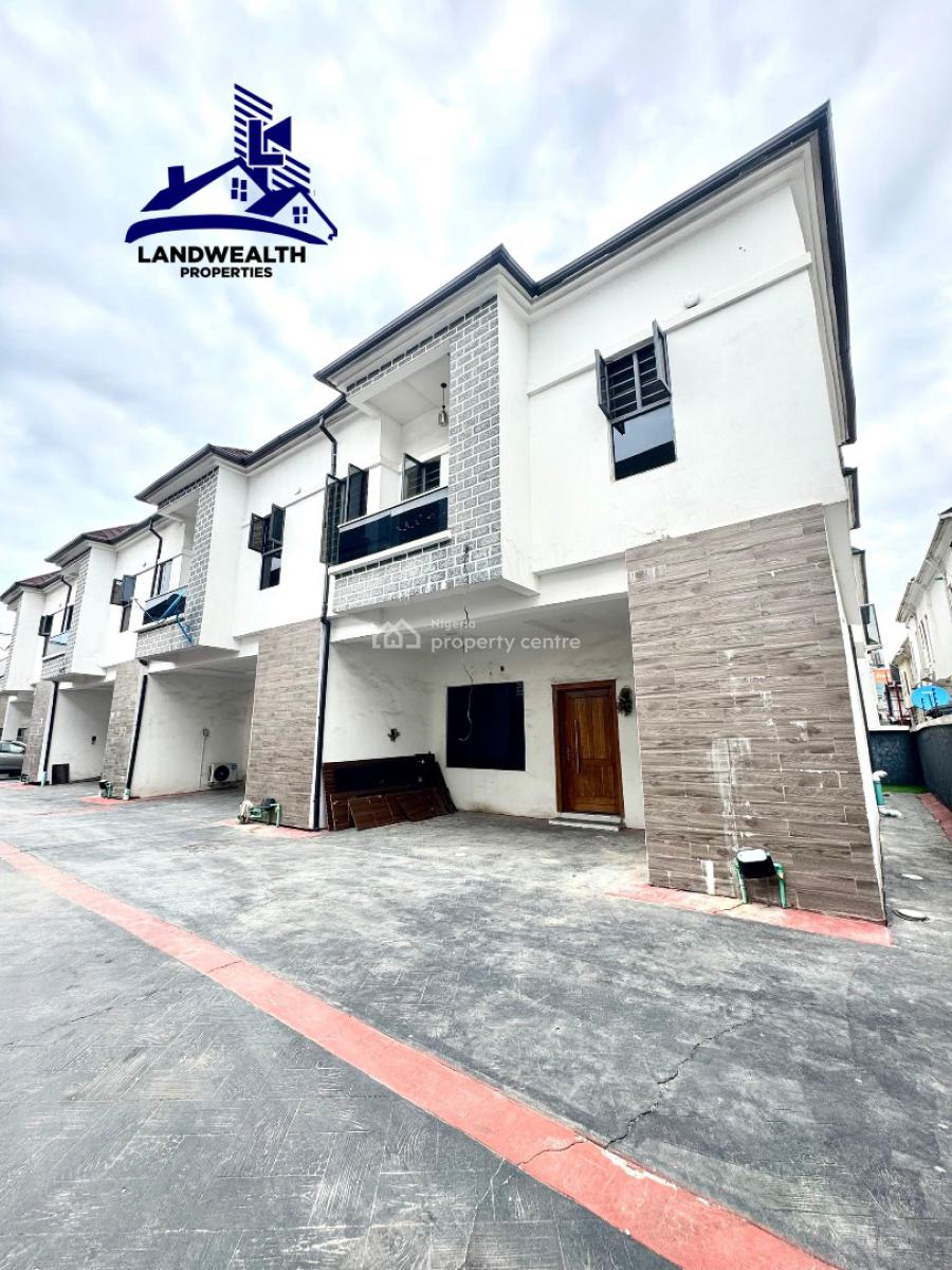 Spacious 4 Bedroom Terrace Duplex ( Corner Unit ), Orchid Road, Lekki, Lagos, Terraced Duplex for Rent