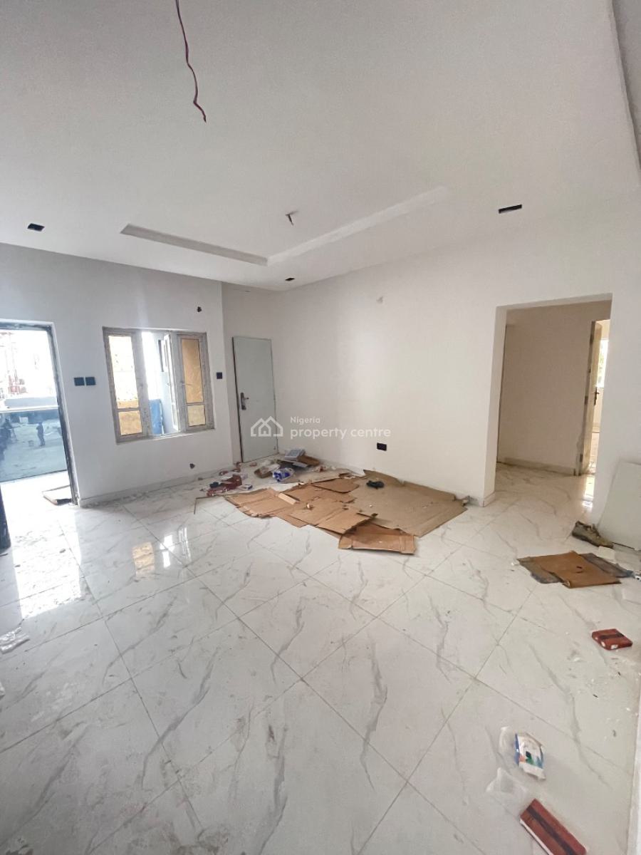 Luxury Brand New 2 Bedroom Apartment Upstairs, Located Inside an Estate,good Road ,clean Water, Sangotedo, Ajah, Lagos, Flat / Apartment for Rent