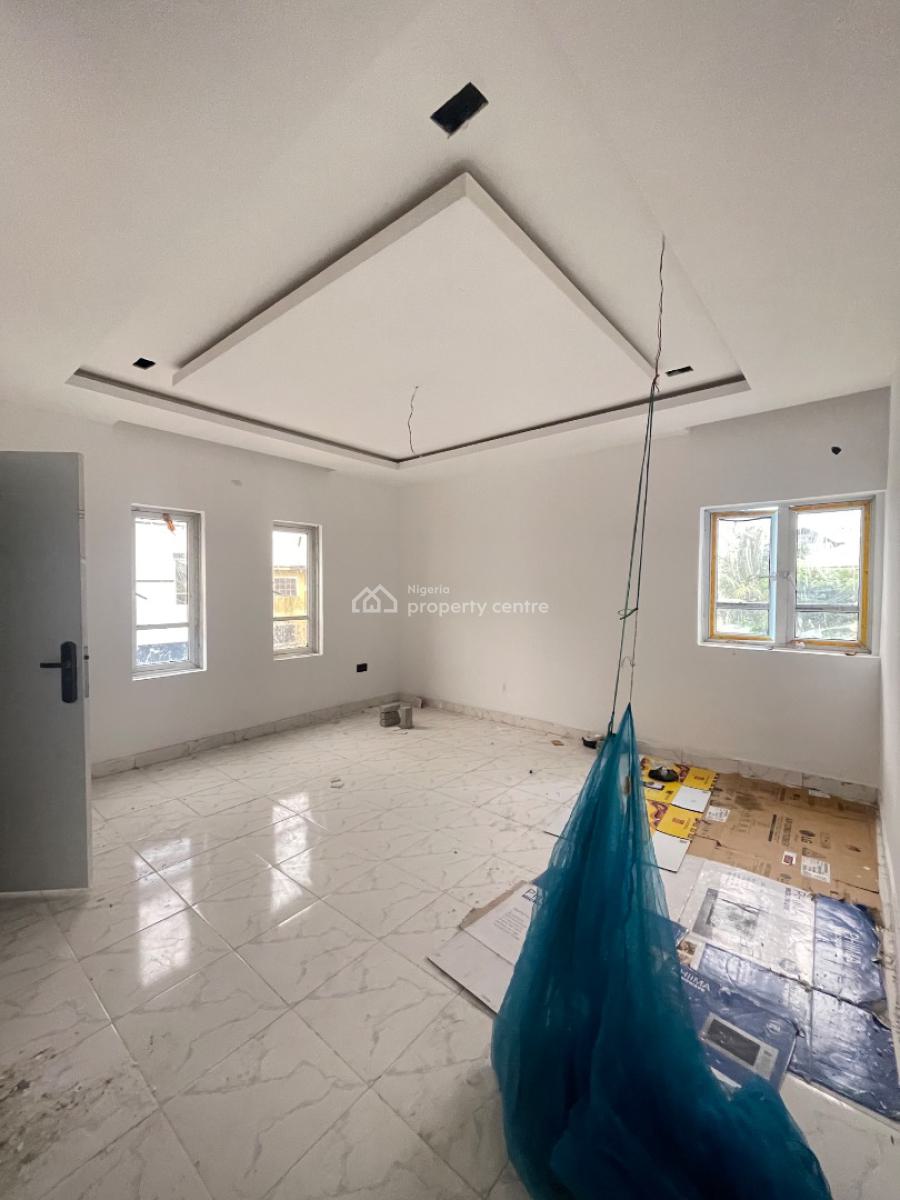 Luxury Brand New 2 Bedroom Apartment Upstairs, Located Inside an Estate,good Road ,clean Water, Sangotedo, Ajah, Lagos, Flat / Apartment for Rent