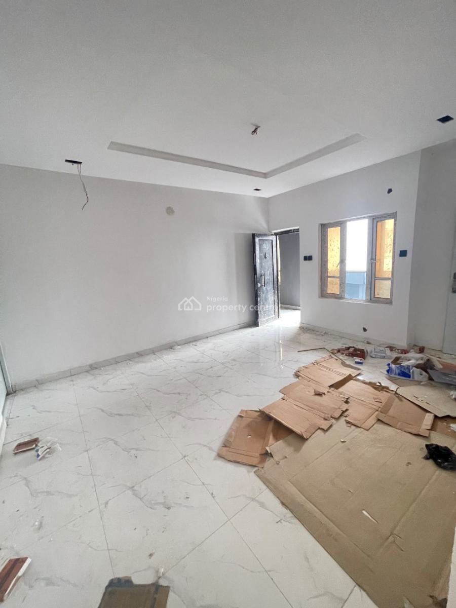 Luxury Brand New 2 Bedroom Apartment Upstairs, Located Inside an Estate,good Road ,clean Water, Sangotedo, Ajah, Lagos, Flat / Apartment for Rent