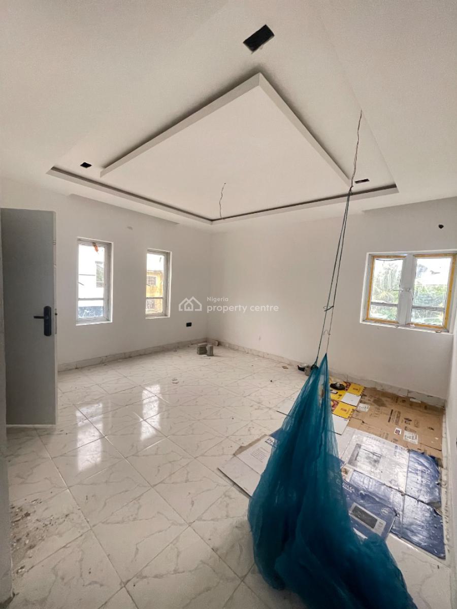 Luxury Brand New 2 Bedroom Apartment Upstairs, Located Inside an Estate,good Road ,clean Water, Sangotedo, Ajah, Lagos, Flat / Apartment for Rent