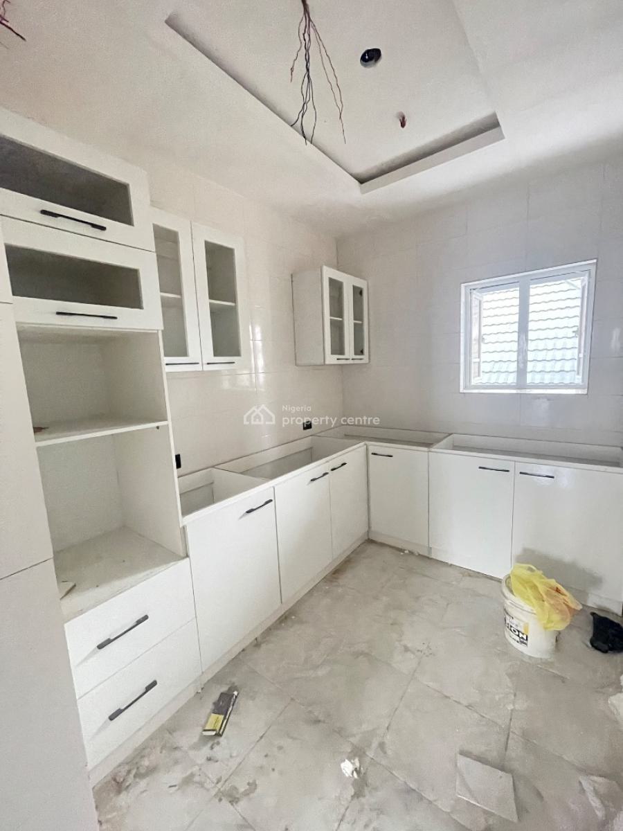 Luxury Brand New 2 Bedroom Apartment Upstairs, Located Inside an Estate,good Road ,clean Water, Sangotedo, Ajah, Lagos, Flat / Apartment for Rent