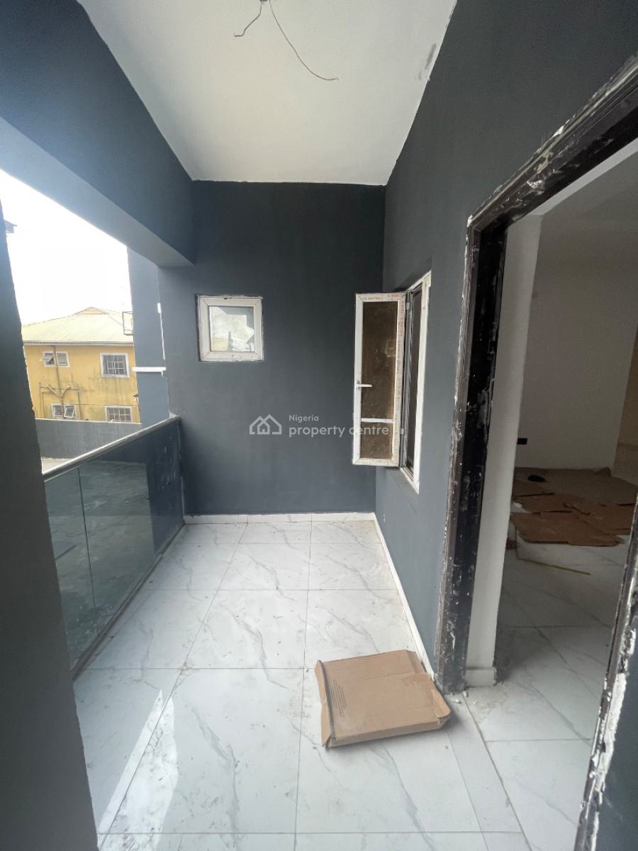 Luxury Brand New 2 Bedroom Apartment Upstairs, Located Inside an Estate,good Road ,clean Water, Sangotedo, Ajah, Lagos, Flat / Apartment for Rent