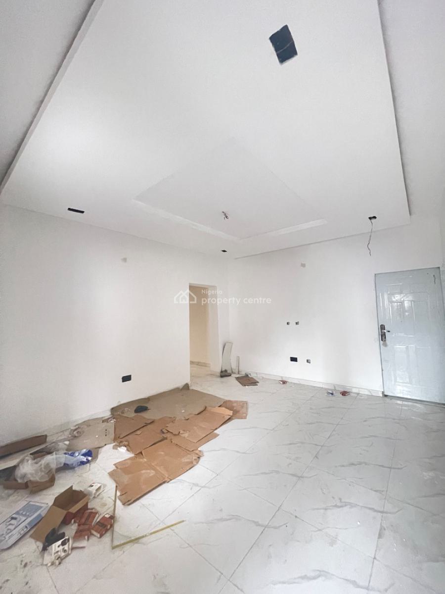 Luxury Brand New 2 Bedroom Apartment Upstairs, Located Inside an Estate,good Road ,clean Water, Sangotedo, Ajah, Lagos, Flat / Apartment for Rent