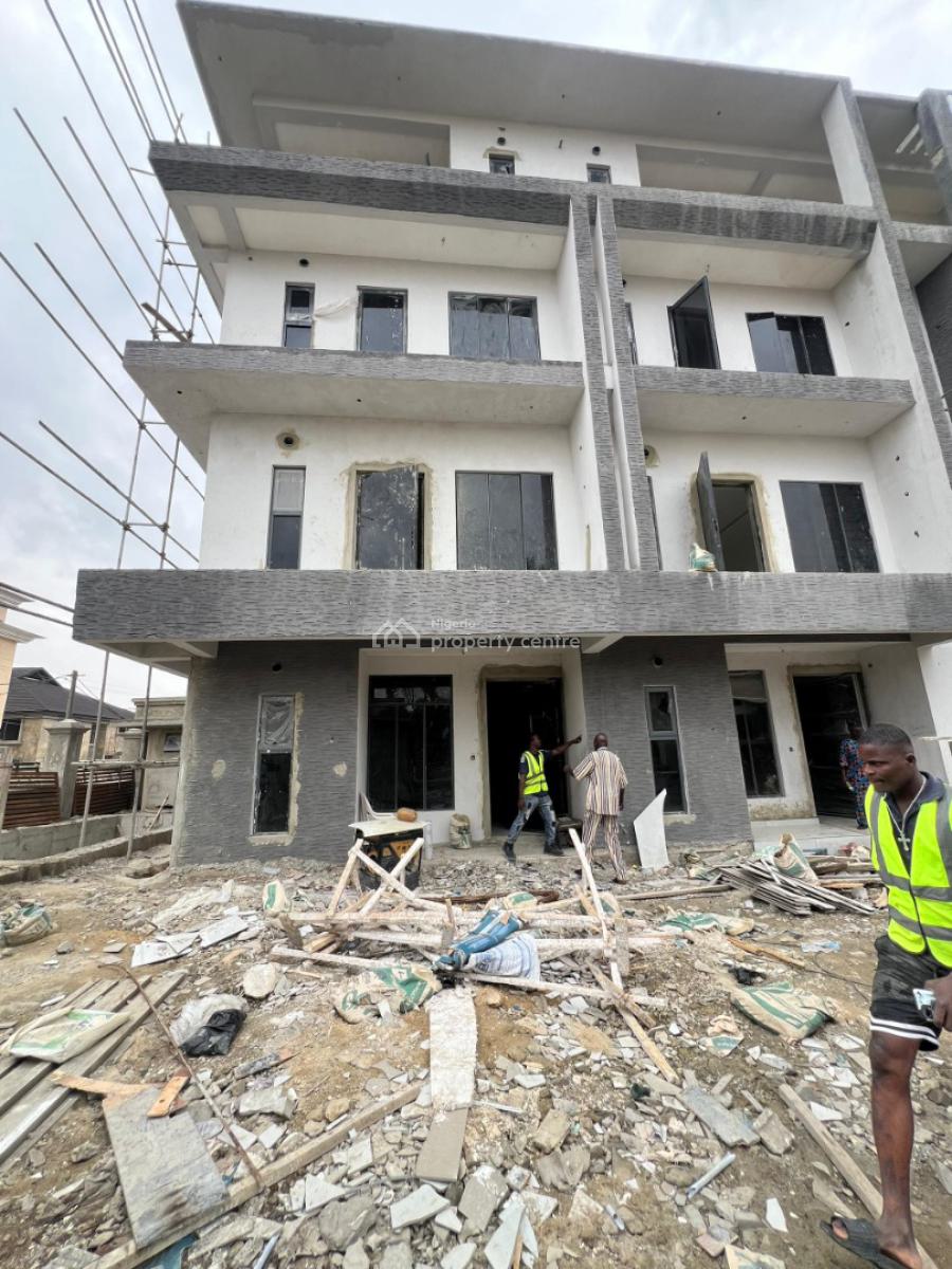 Newly Built 4 Terrace Duplex with Bq,swimming Pool and Gym, Newly Built 4 Bedroom Terrace Duplex with Bq, Gym and Swimming Pool, Ikoyi, Lagos, Terraced Duplex for Sale