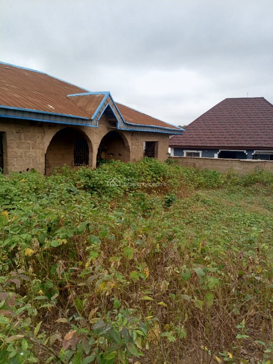 3 Bedroom Uncompleted Building on a Plot of Land with Extra Half Plot, Oluwabamise, Iyana Agbala, Alakia, Ibadan, Oyo, Detached Bungalow for Sale