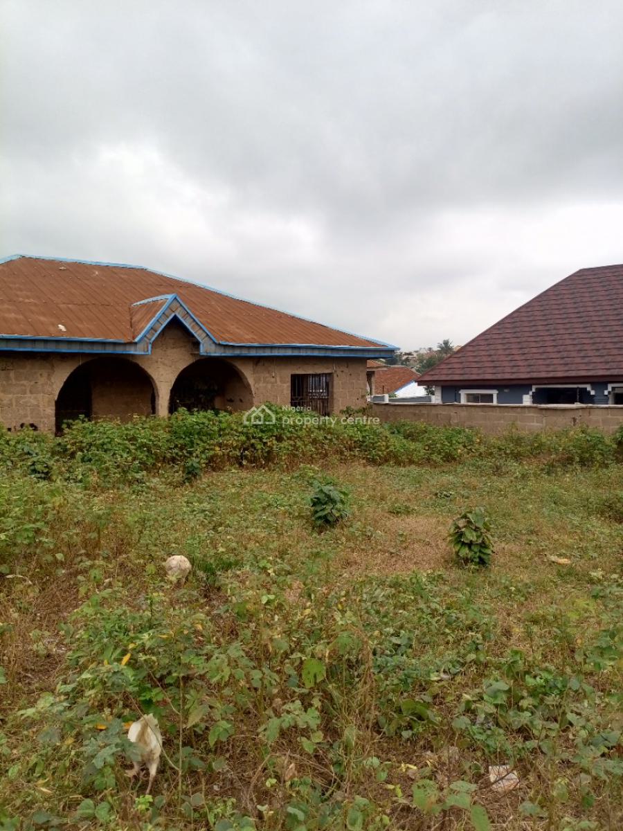 3 Bedroom Uncompleted Building on a Plot of Land with Extra Half Plot, Oluwabamise, Iyana Agbala, Alakia, Ibadan, Oyo, Detached Bungalow for Sale