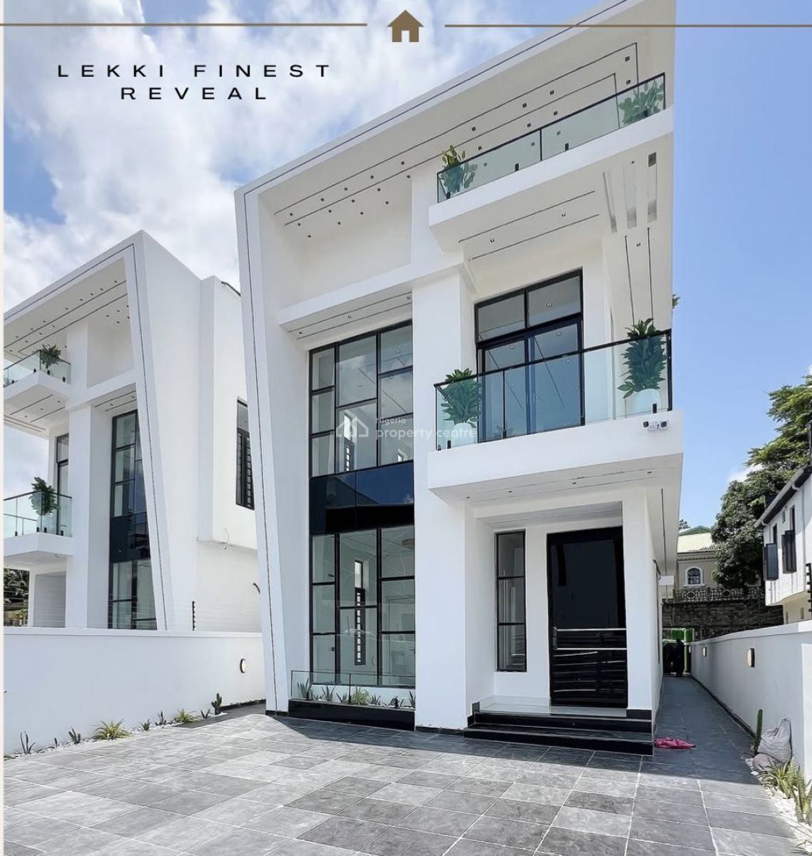 Contemporary 5-bedroom Fully Detached Duplex with Swimming Pool -- Chev, Chevron Lekki, Lekki, Lagos, Detached Duplex for Sale