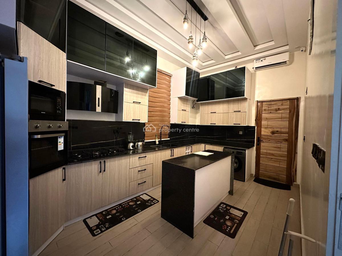 Beautiful 4-bedroom Self Compound Duplex, Lekki Palm City, Ajah, Lagos, Flat / Apartment Short Let