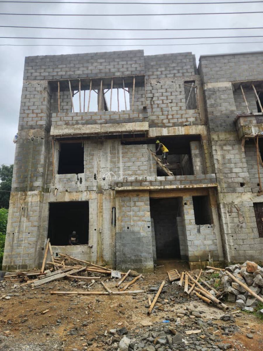 4 Bedroom Terrace Carcass Level, Dantata Estate Gwarimpa, Gwarinpa, Abuja, Terraced Duplex for Sale