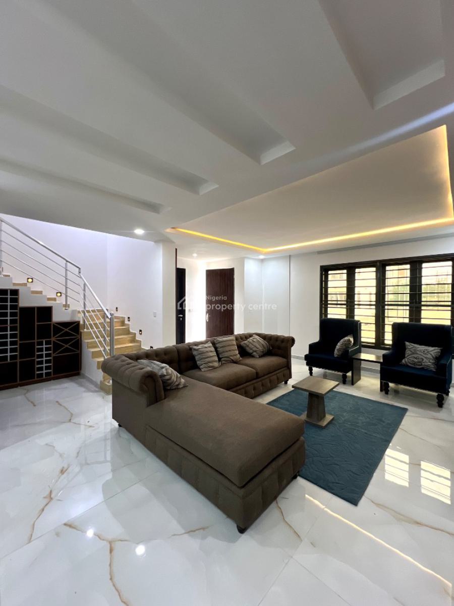 Most Affordable Fully Furnished 4bedroom Terrace Duplex in a Gated Est, Osapa, Lekki, Lagos, Terraced Duplex for Sale