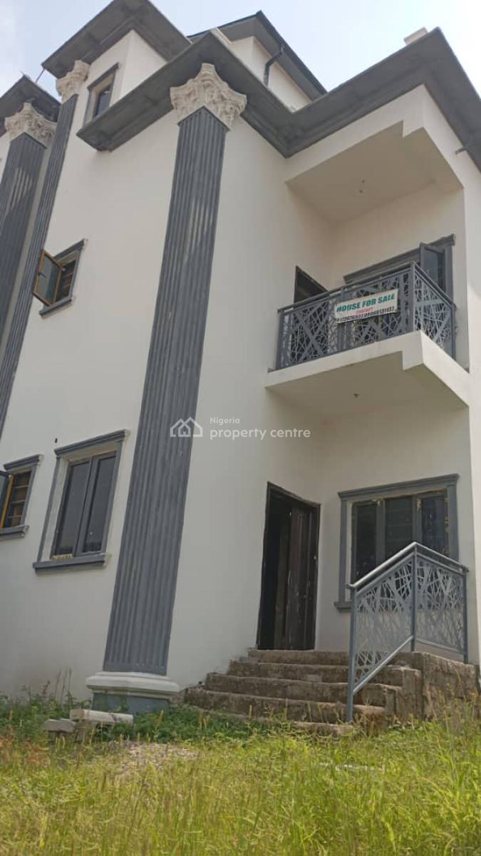 Carcass Semi Detached 4 Bedroom with Bq, Area 8, Garki, Abuja, Semi-detached Duplex for Sale