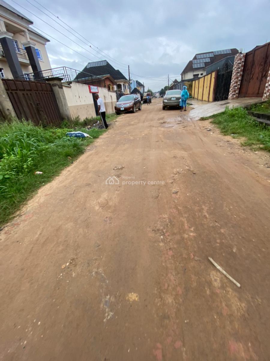 Gated  Half Plot of in a Decent Neighborhood with C of O, Bucknor, Off Aiyelegun Road, Isolo, Lagos, Residential Land for Sale
