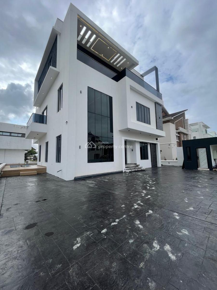 Luxurious Fully Detached Automated 5bedroom with 2 Bqs, Private Pool, Pinnock Beach Estate, Osapa, Lekki, Lagos, Detached Duplex for Sale