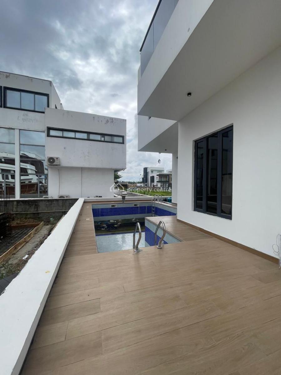 Luxurious Fully Detached Automated 5bedroom with 2 Bqs, Private Pool, Pinnock Beach Estate, Osapa, Lekki, Lagos, Detached Duplex for Sale