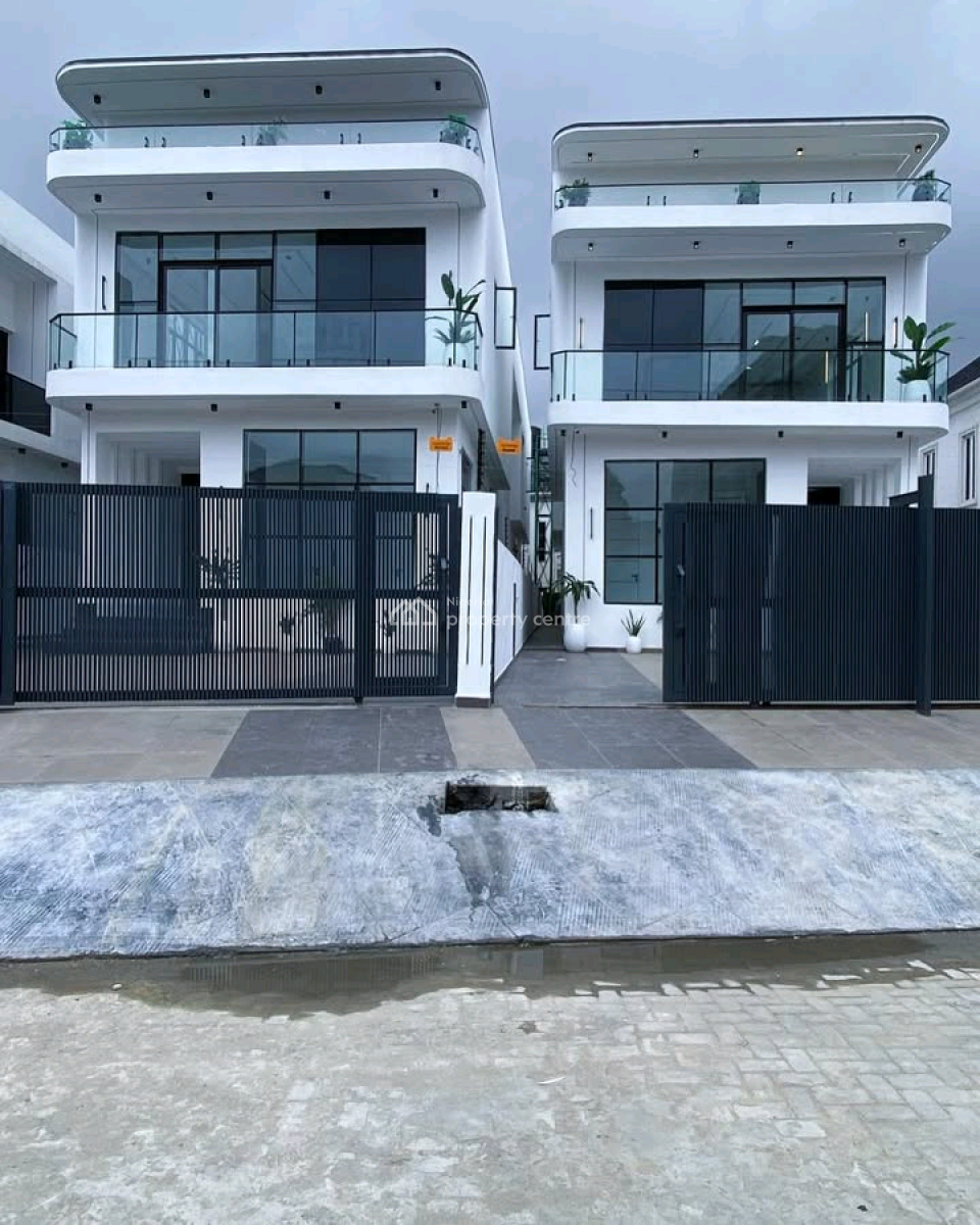 Brand New 5-bedroom Fully Detached Duplex with Bq    Locatio, Lekki, Lagos, House for Sale