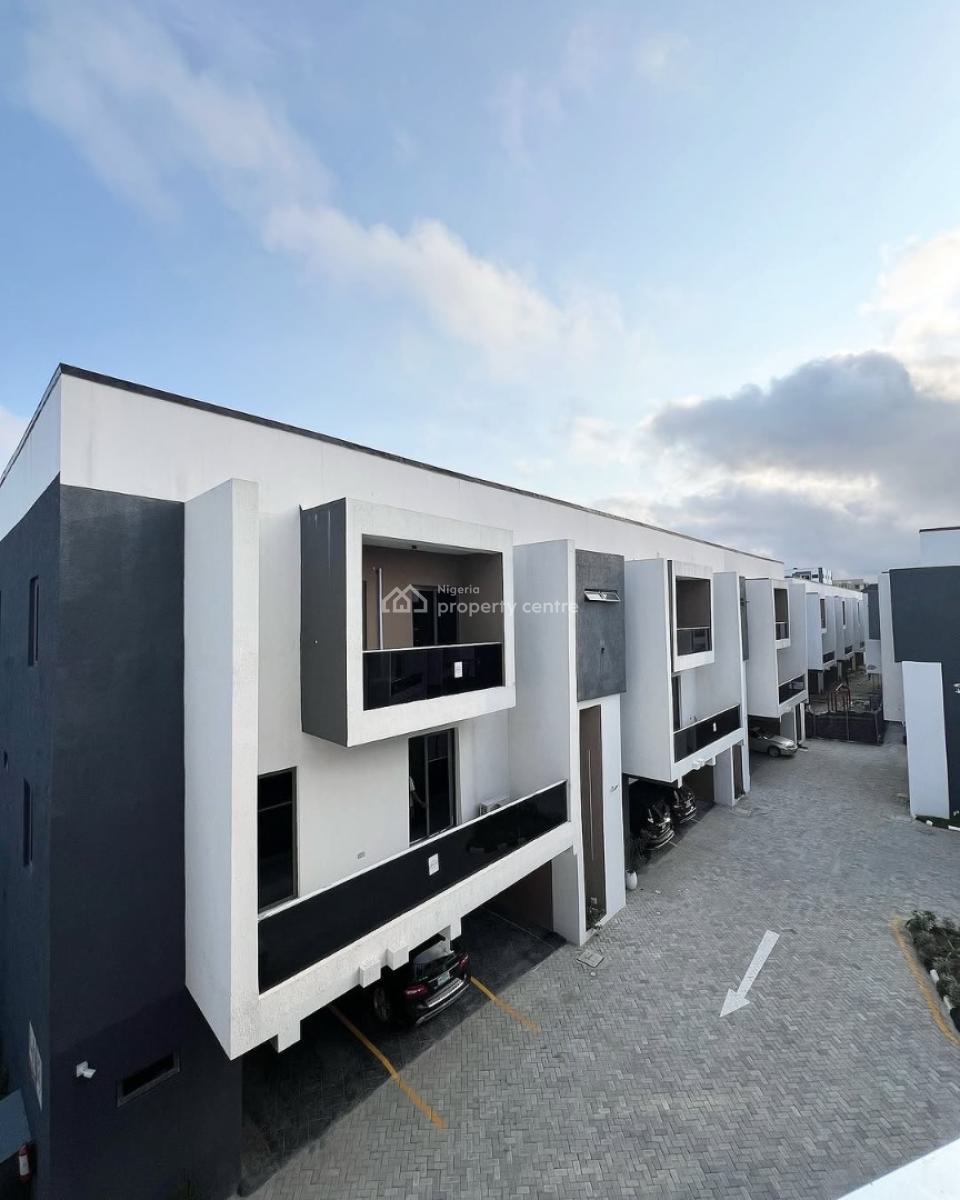 Serviced 4 Bedroom Maisonette Apartment with Pool, Ikate, Lekki, Lagos, Terraced Duplex for Rent