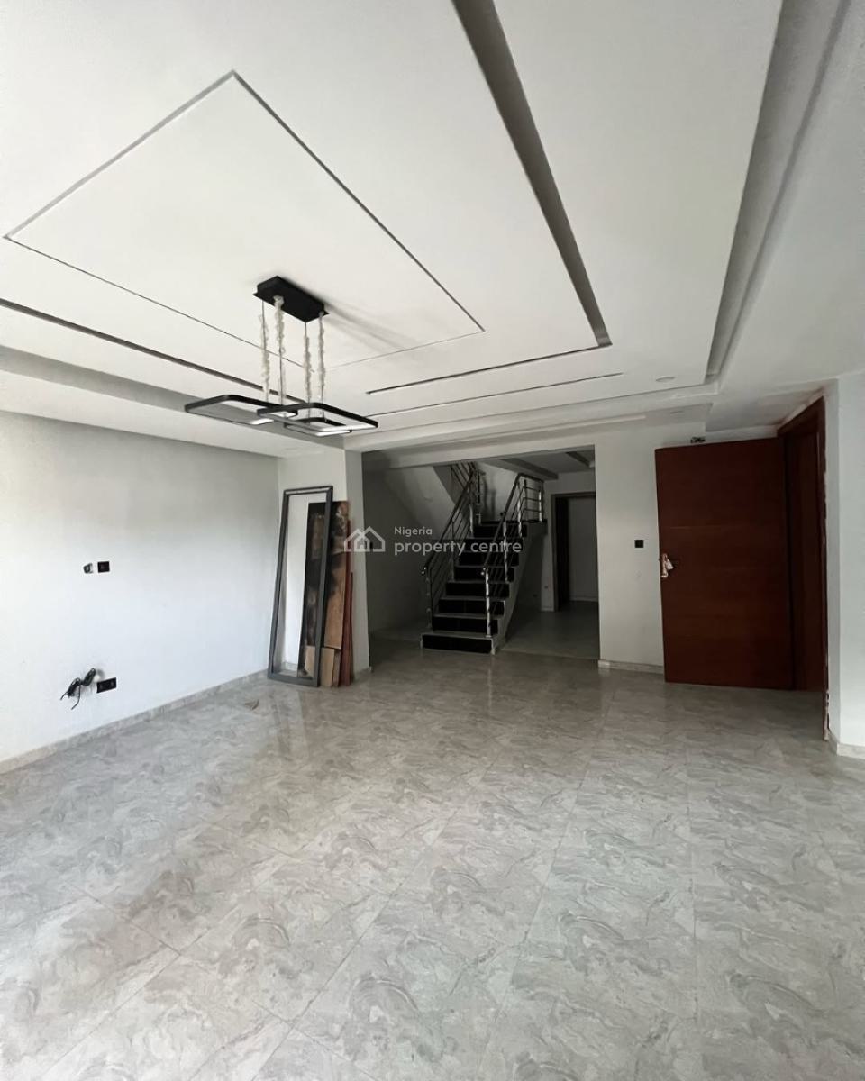 Serviced 4 Bedroom Maisonette Apartment with Pool, Ikate, Lekki, Lagos, Terraced Duplex for Rent