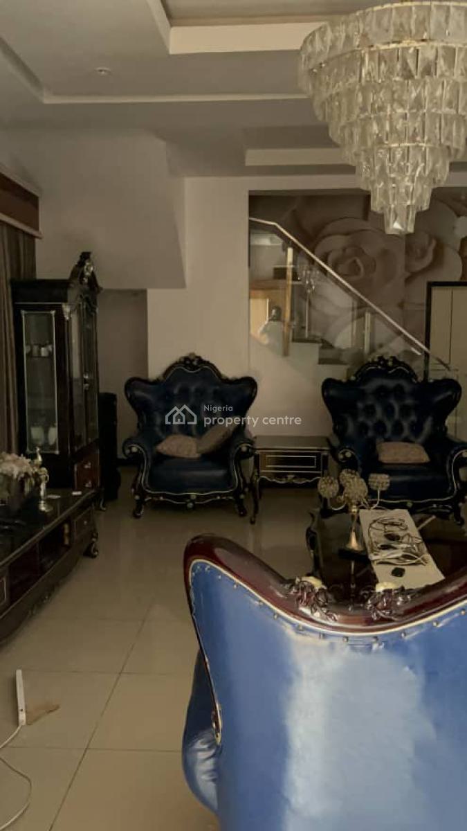 Furnished Luxurious 5bed Fully Detached Duplex in a Call-in Estate, Agungi, Lekki, Lagos, Detached Duplex for Rent