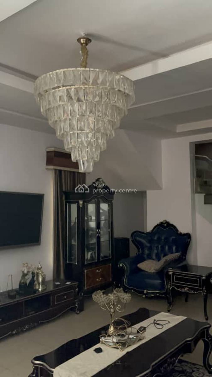 Furnished Luxurious 5bed Fully Detached Duplex in a Call-in Estate, Agungi, Lekki, Lagos, Detached Duplex for Rent