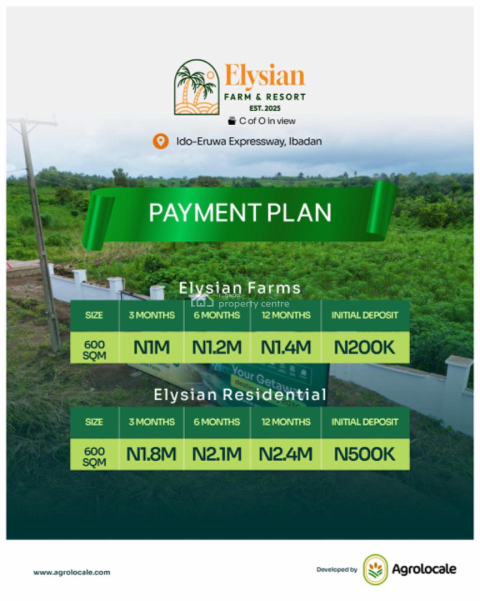 Farm Land and Resort, Ido-eruwa Expressway, Ibadan, Oyo State, Ibadan, Oyo, Commercial Land for Sale