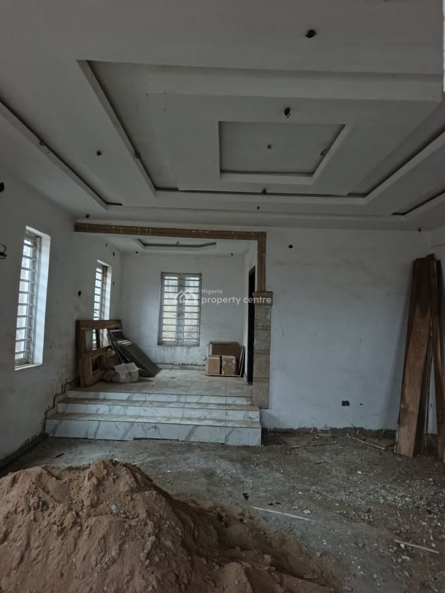 Unfinished 3 Bedroom Detached Duplex Nestled in a Serene Environment, Obawole, Ogba, Ikeja, Lagos, House for Sale
