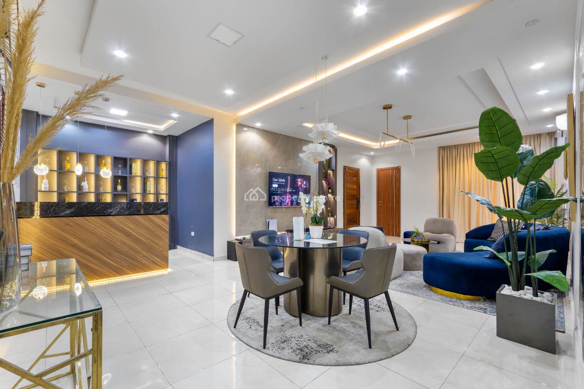 Exotic Three(3) Beds Apartment with Solar Inverter, Ps5 & Wine Bar, Located at Parkland Court, Ikate, Ikate, Lekki, Lagos, Flat / Apartment for Rent