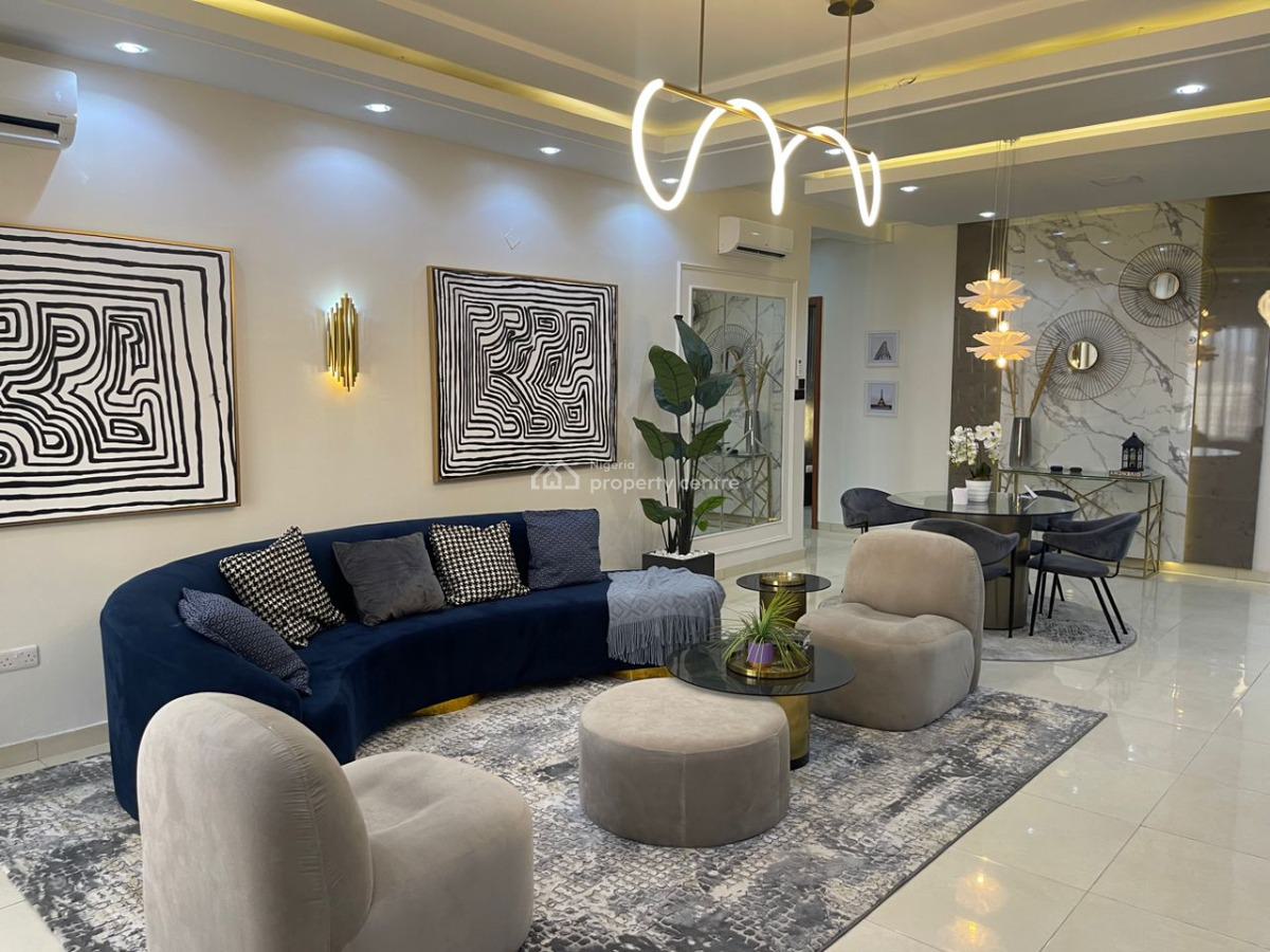 Exotic Three(3) Beds Apartment with Solar Inverter, Ps5 & Wine Bar, Located at Parkland Court, Ikate, Ikate, Lekki, Lagos, Flat / Apartment for Rent