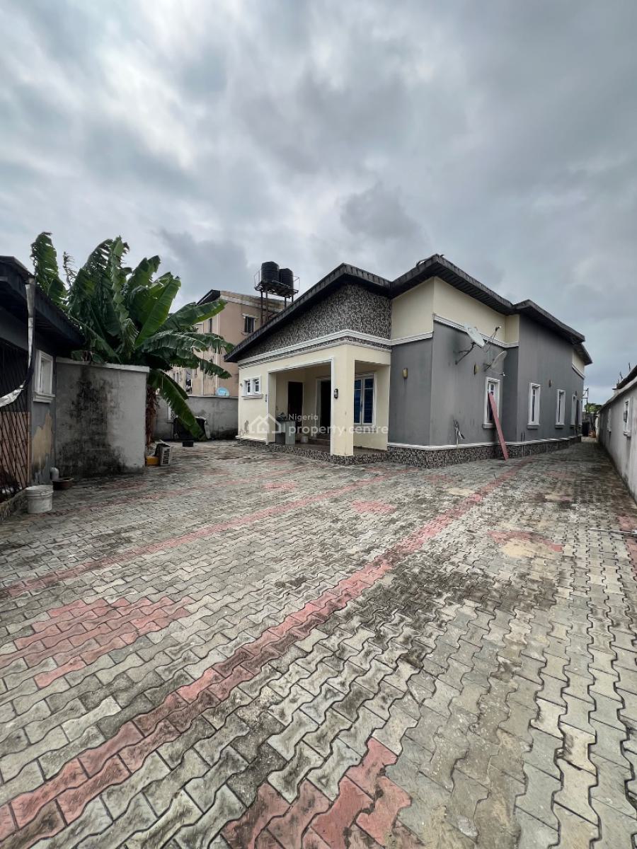 3 Bedroom Fully Detached Bungalow with a Room Bq and Security House, Sangotedo, Ajah, Lagos, Detached Bungalow for Sale