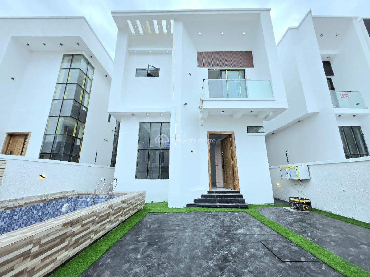 Spacious 4 Bedroom Detached  Duplex, Chevron, Lekki, Lagos, Detached Duplex for Sale