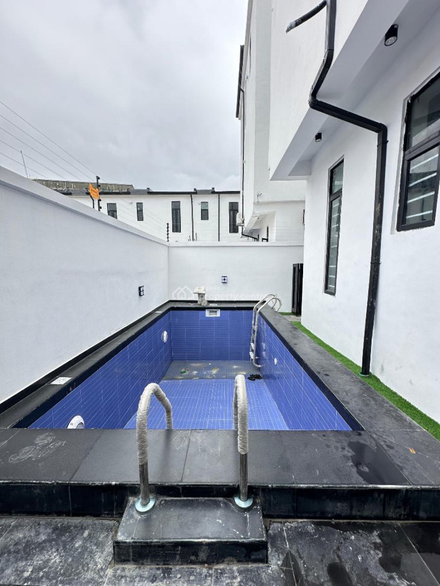 5 Bedroom Semi Detached Duplex with Bq,cinema,study Room, Chevron, Lekki, Lagos, Detached Duplex for Sale