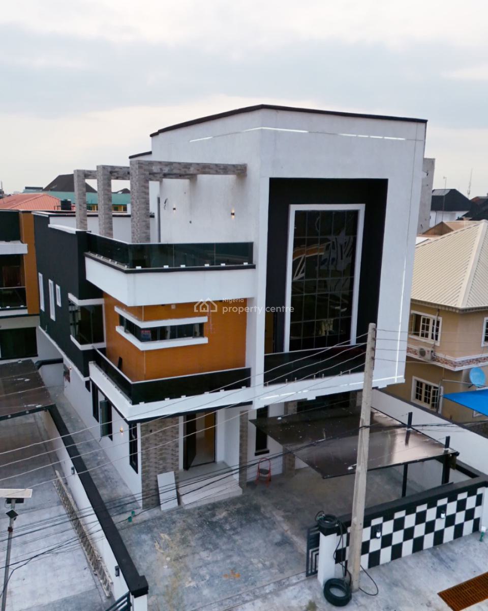 Now Selling: 6-bedroom Fully Detached Smart Duplex with Penthouse & Bq, Chevron, Lekki, Lagos, Detached Duplex for Sale