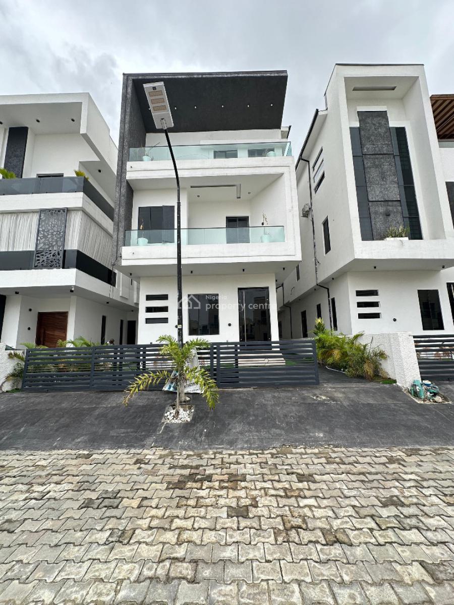 5 Bedroom Detached Duplex with Bq,cinema & Pool, Chevron, Lekki, Lagos, Detached Duplex for Sale