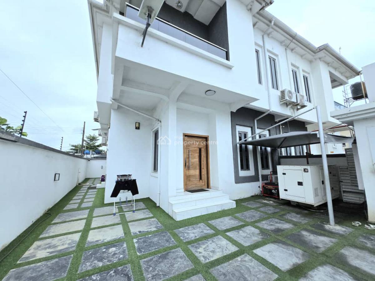Spacious 4 Bedroom Semi-detached Duplex Self Service, Idado, Lekki, Lagos, Semi-detached Duplex for Rent