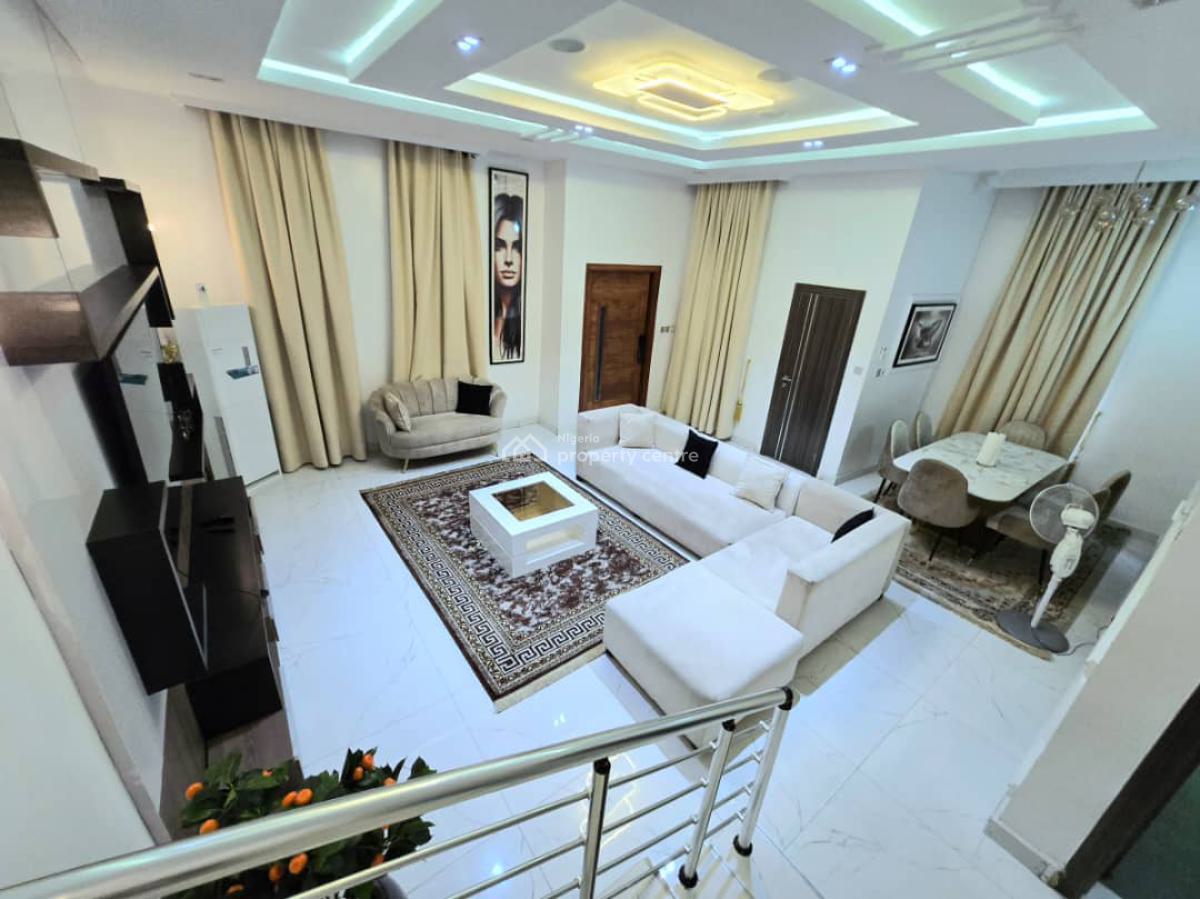Spacious 4 Bedroom Semi-detached Duplex Self Service, Idado, Lekki, Lagos, Semi-detached Duplex for Rent