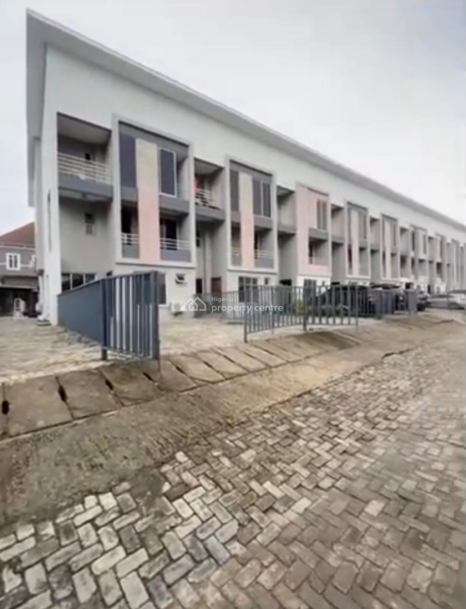 Spacious 4 Bedrooms Terraced Duplex, Self Compound, Lekki Phase 1, Lekki, Lagos, Terraced Duplex for Sale