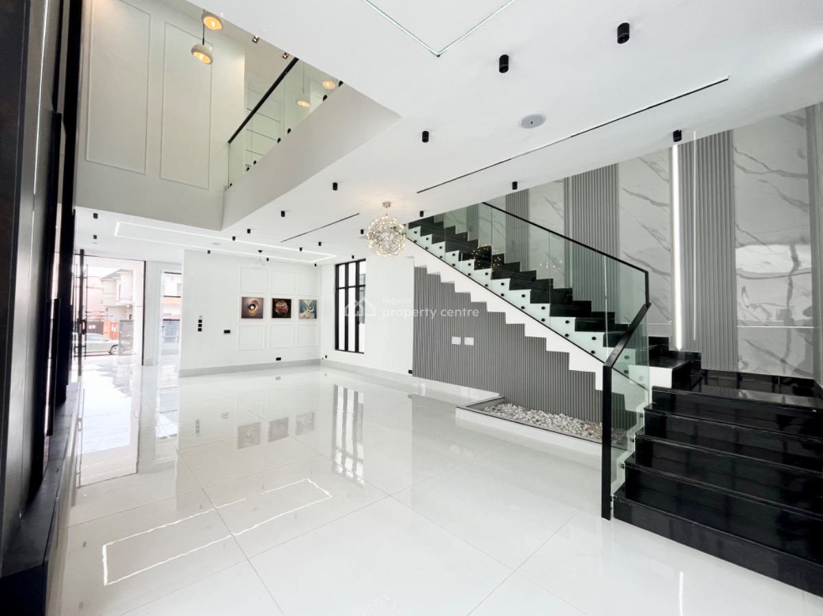 Stunning 5 Bedroom Fully Detached Duplex with Bq, Gym and Pool, Chevron Toll Gate, Lekki Phase 2, Lekki, Lagos, Detached Duplex for Sale