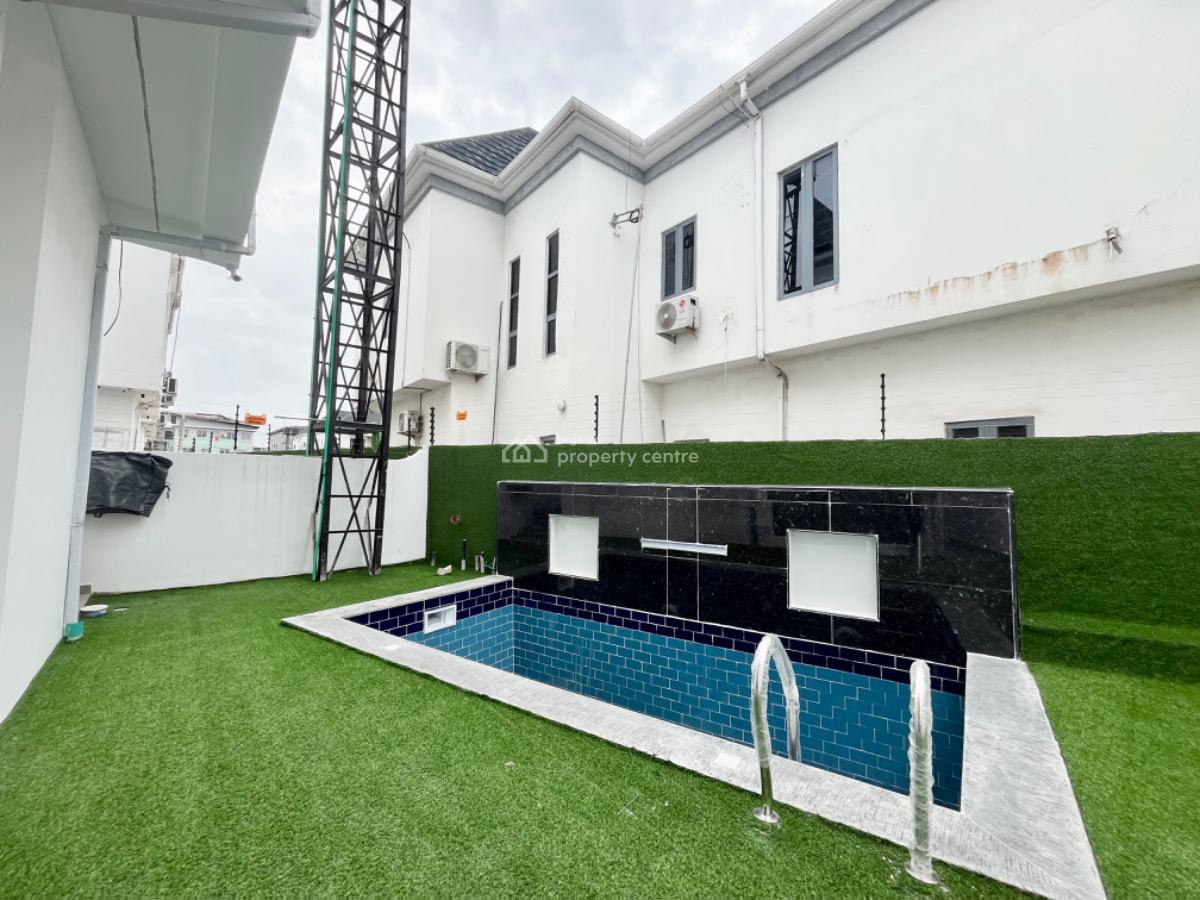 Stunning 5 Bedroom Fully Detached Duplex with Bq, Gym and Pool, Chevron Toll Gate, Lekki Phase 2, Lekki, Lagos, Detached Duplex for Sale