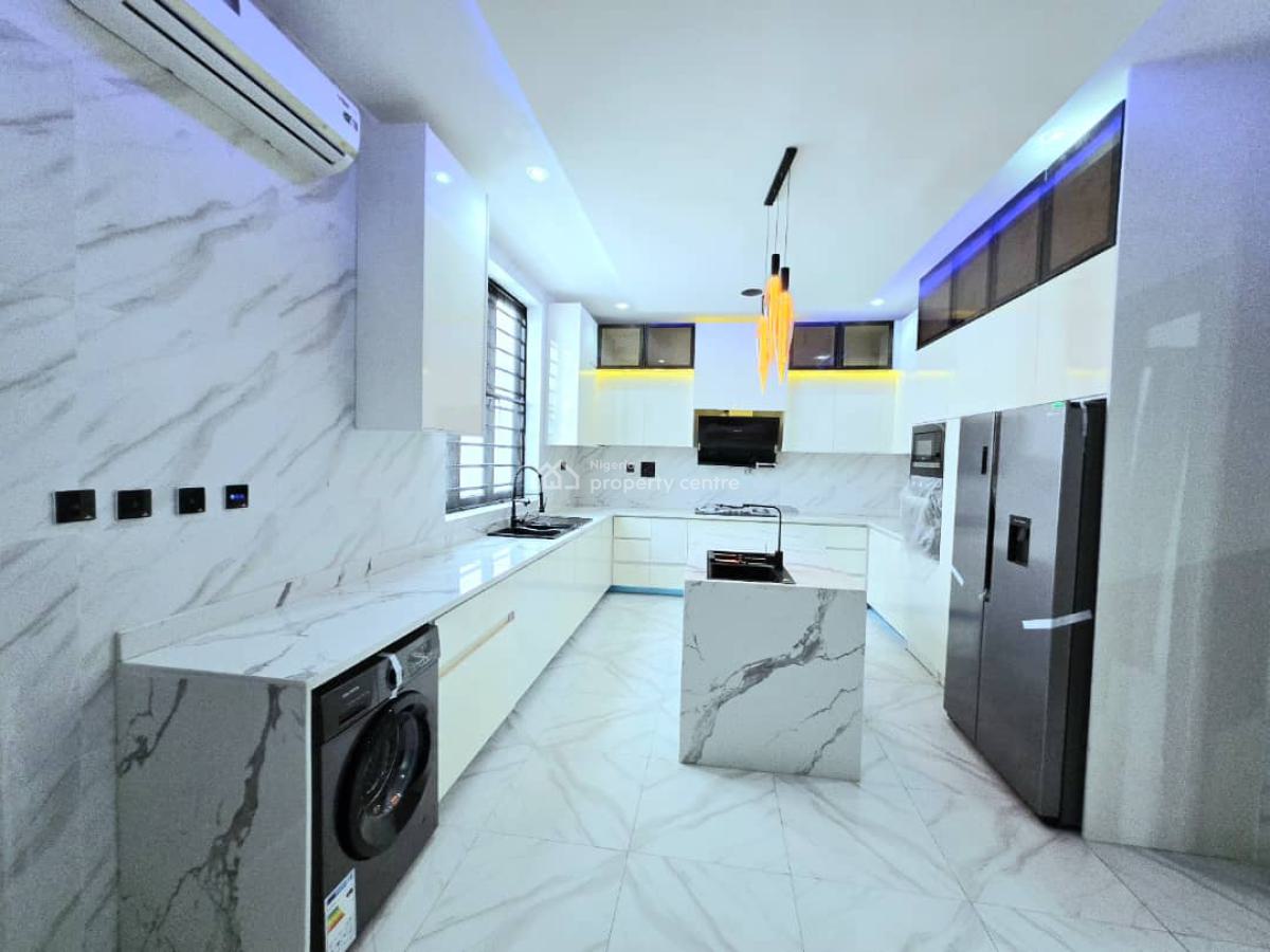 Smart 5-bedroom Detached Duplex with Bq, Pool & Gym, Chevron, Lekki, Lagos, Detached Duplex for Sale