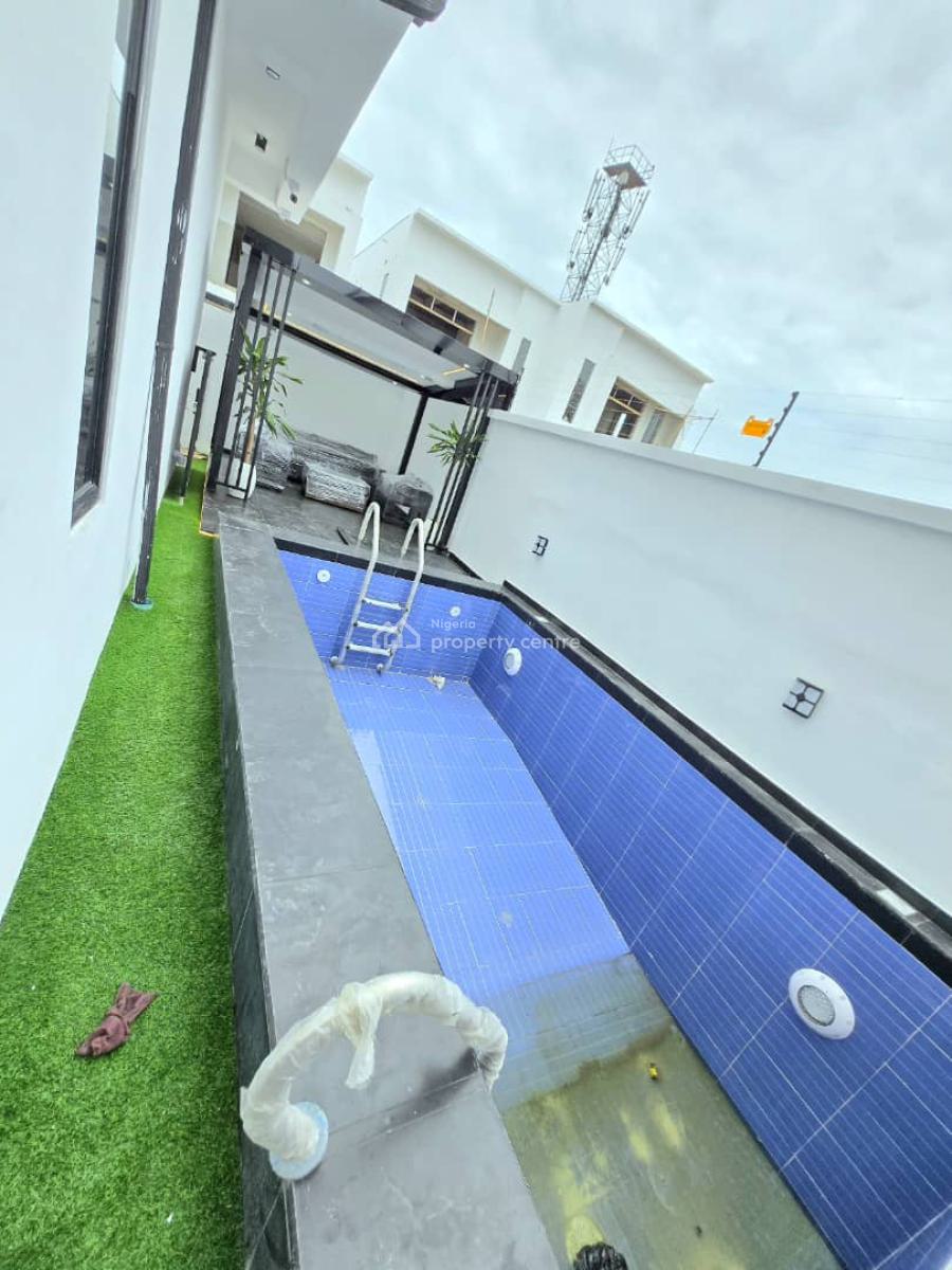 Smart 5-bedroom Detached Duplex with Bq, Pool & Gym, Chevron, Lekki, Lagos, Detached Duplex for Sale