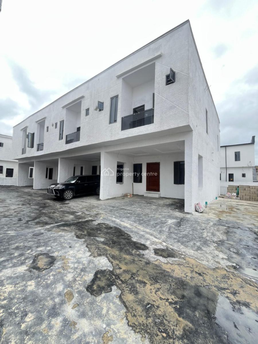 Newly Built 4bedroom Terrace Duplex By Abraham Adesanya Estate Ajah, Atlan Estate General Paint Bus Stop By Abraham Adesanya Estate Ajah, Ajah, Lagos, Terraced Duplex for Sale
