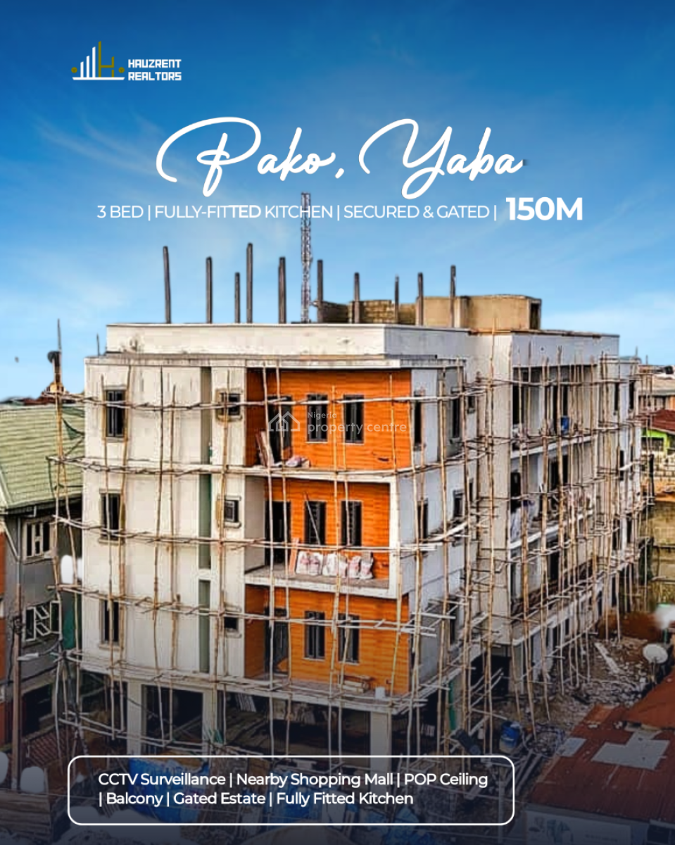 Standard 3 Bedroom Apartment, Yaba, Lagos, Flat / Apartment for Sale